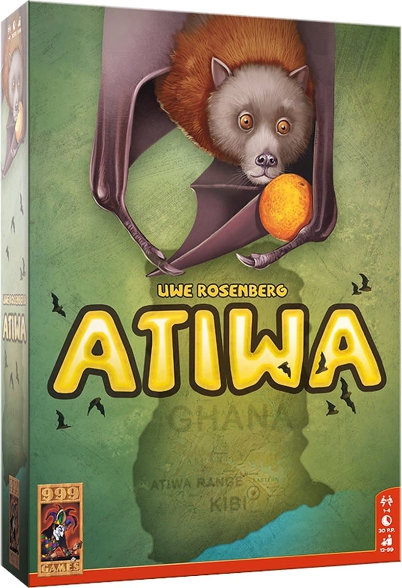 999 Games - Atiwa - Bordspel - Pittig strategisch spel - Ook solitair te spelen - Afbeelding 1
