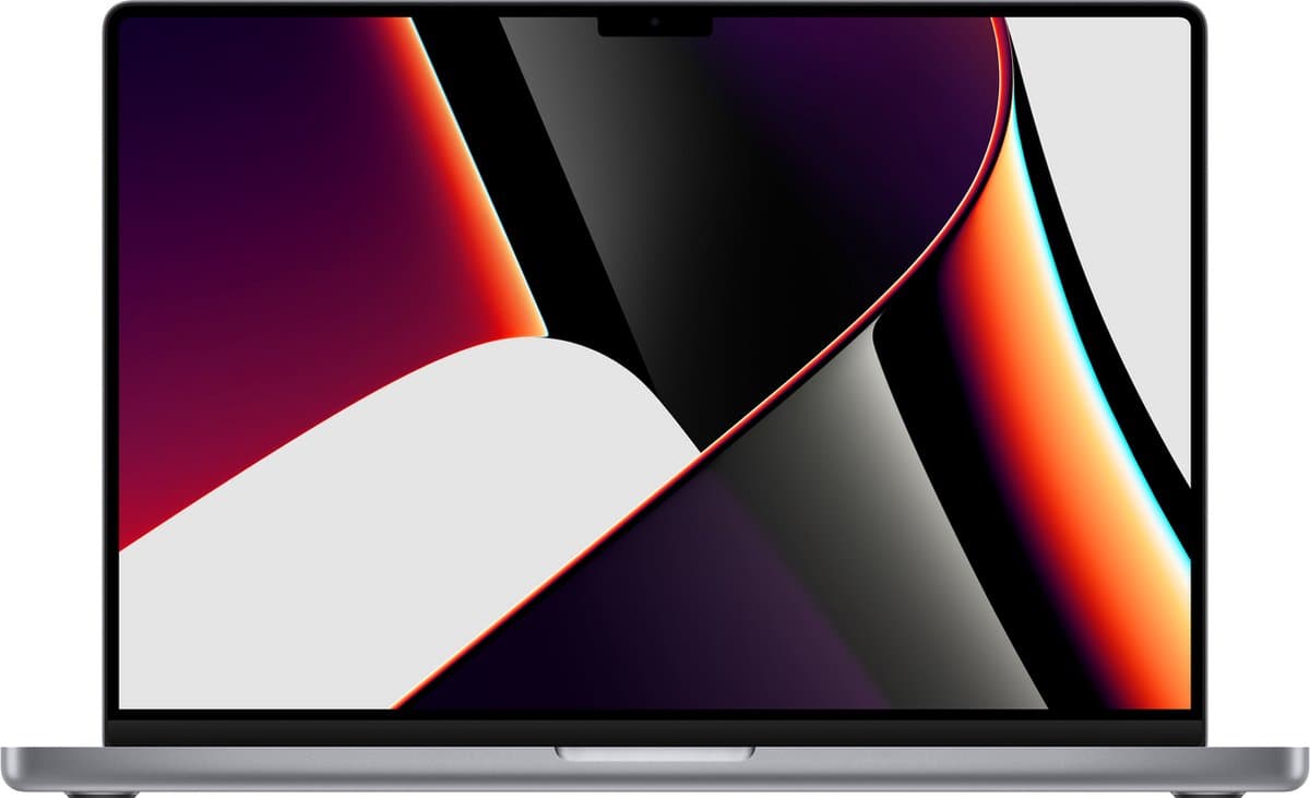 Apple MacBook Pro Apple M M1 Pro Laptop 41,1 cm (16.2") 16 GB 512 GB SSD Wi-Fi 6 (802.11ax) macOS Monterey Grijs - Afbeelding 1
