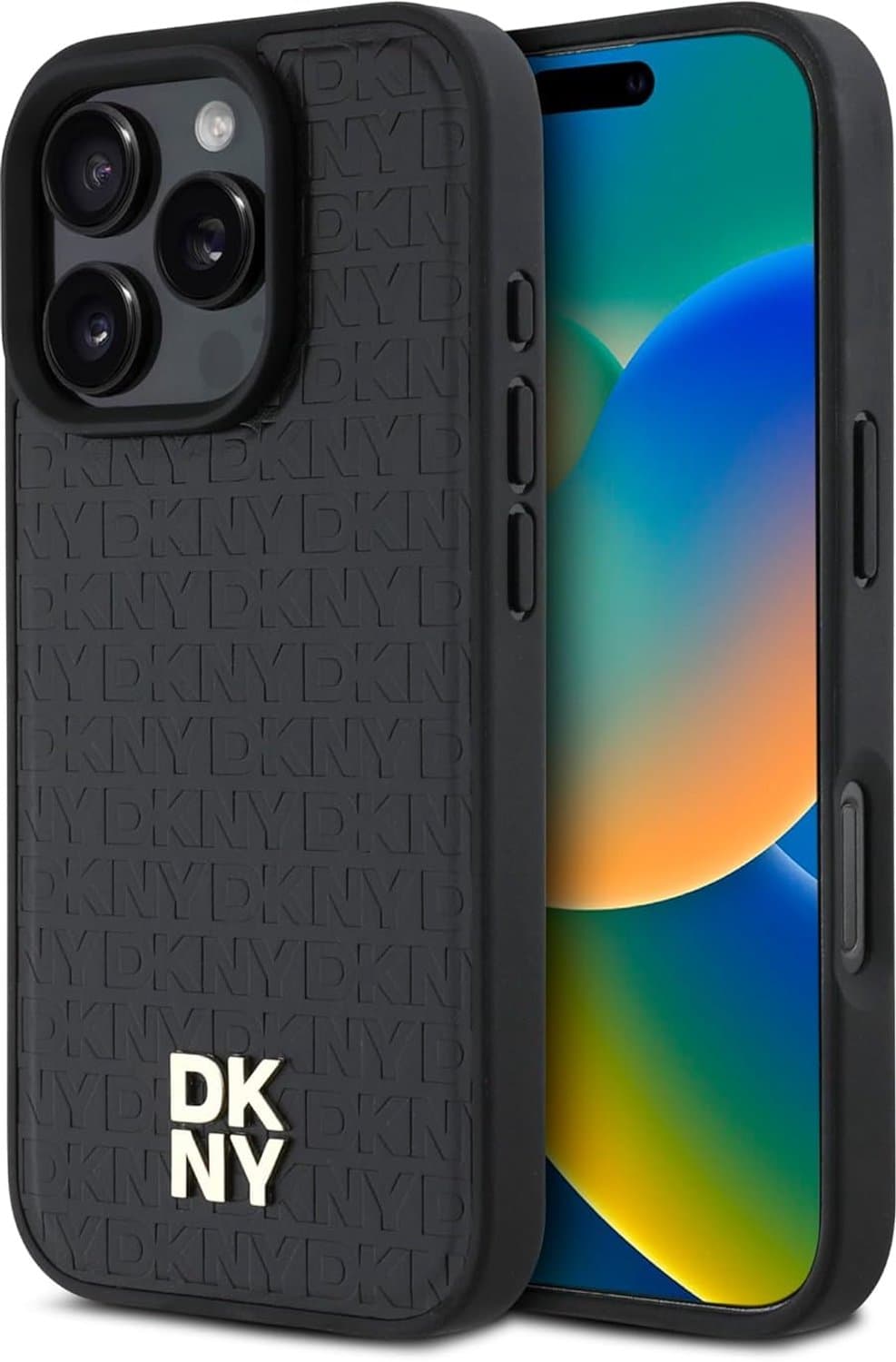 Elegante PU Leren Hoes voor iPhone 16 Pro/Pro Max met Logo - Afbeelding 1