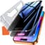 Privacyschermbeschermer voor iPhone 17 Pro Max (6,9 inch), compatibel met Face ID, 25° Anti Spy Premium 9H+ gehard glazen film [automatische stofverwijdering] [Geen luchtbellen