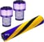 Detect Slim Absolute filter HEPA-& Fluffy borstelrol, reserveonderdelen voor Dyson V12 Slim Complete, V12 Detect Slim Extra, vervangt 971634-01, stofzuigerrol