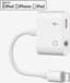 Audio splitter adapter 2 in 1 Ligtning Voor De iPhone 7 / 8 / X- Lightning compatible (2 in 1) opladen en audio beluisteren