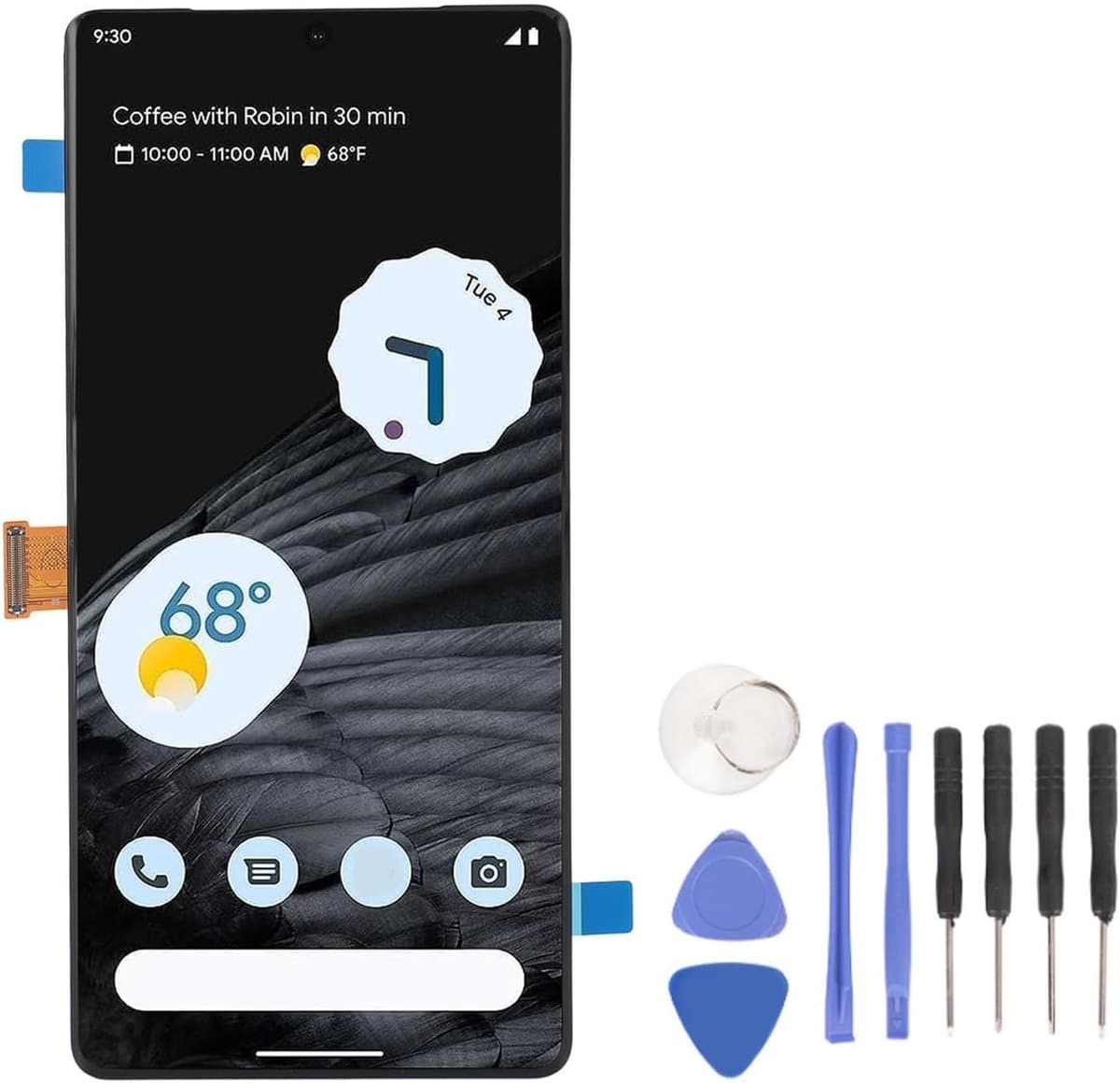Screenvervanging voor 6.7 Inch Smartphone, OLED Touchscreen Digitizer met Reparatietools voor Pixel 7 Pro 5G - Afbeelding 1
