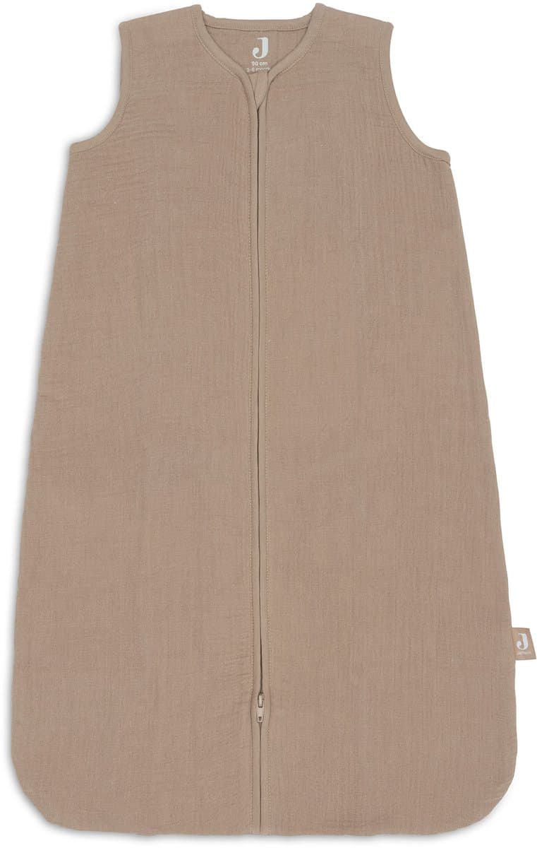 Jollein Baby Slaapzak Zomer Hydrofiel 90cm - Biscuit - Zomerslaapzak - Afbeelding 1