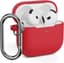 Beschermhoes Siliconen - Hoesje Airpods - Oordopjes Beschermen - Schokbestendig Ontwerp - 2024 Model - Rood