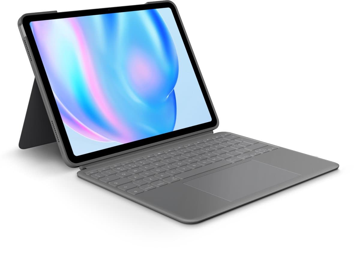 Logitech Combo Touch - Tablettoetsenbord - Geschikt voor iPad Air 13 inch (M2 & M3) - Qwerty UK - Grafiet - Afbeelding 1