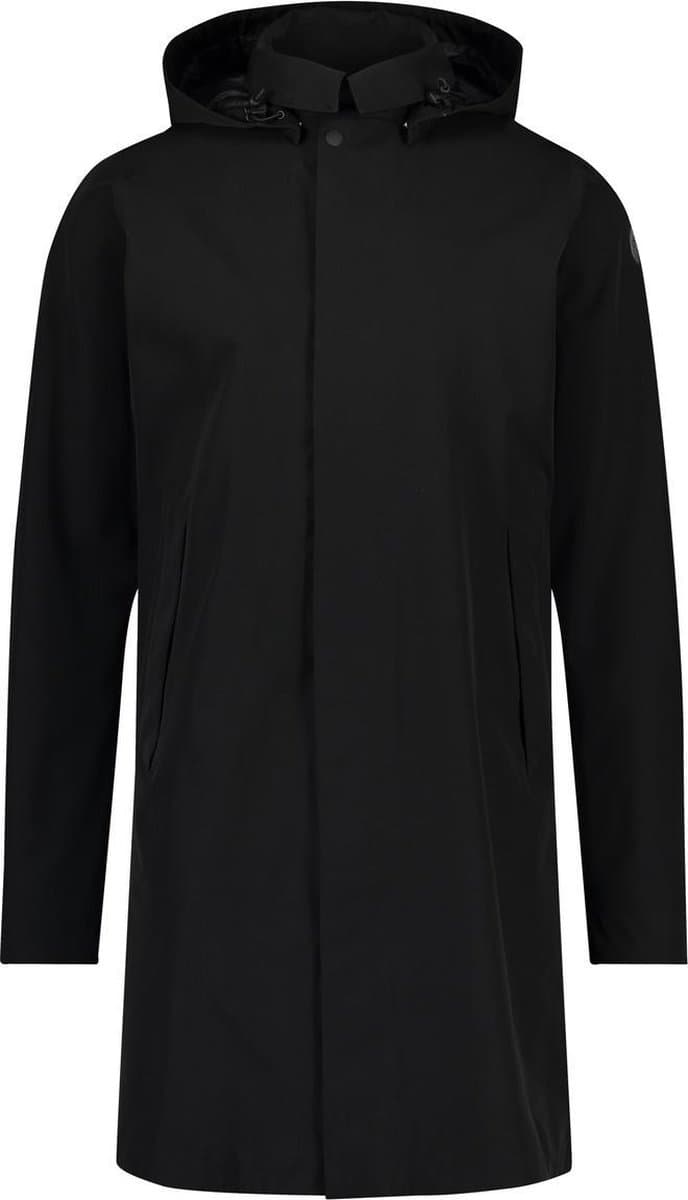 AGU Mac Rain Coat - Regenjas Heren - Regenmantel - Waterdicht en Ademend - Poray 5000 - Getapete Naden - Zwart - M - Afbeelding 1