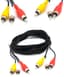 Composiet AV Kabel 1.5 Meter - 3.5mm Tulpstekker (Geel/Wit/Rood) voor TV, DVD, en Spelcomputer