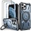 Hoes voor iPhone 11 Pro, 360° ringstandaard, stootvaste pantser