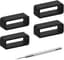 Horlogebandgesp van rubber, reservering van voor horlogebandjes 12 mm, 14 mm, 16 mm, 18 mm, 19 mm, 20 mm, 21 mm, 22 mm, 23 mm, 24 mm, 25 mm, 26 mm, 28 mm, 30 mm