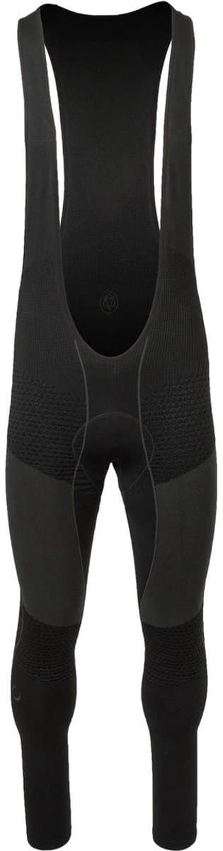 AGU Performance - Bibtight - Fietsbroek met zeem - Heren - Windbestendig - Waterafstotend - Ademend - Zwart - XS/S - Afbeelding 1