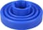 5 Kleuren Opvouwbare Opvouwbare Haardroger, Haarblazer, Diffuser, Kapstyling, Kappersgereedschap (Blauw)