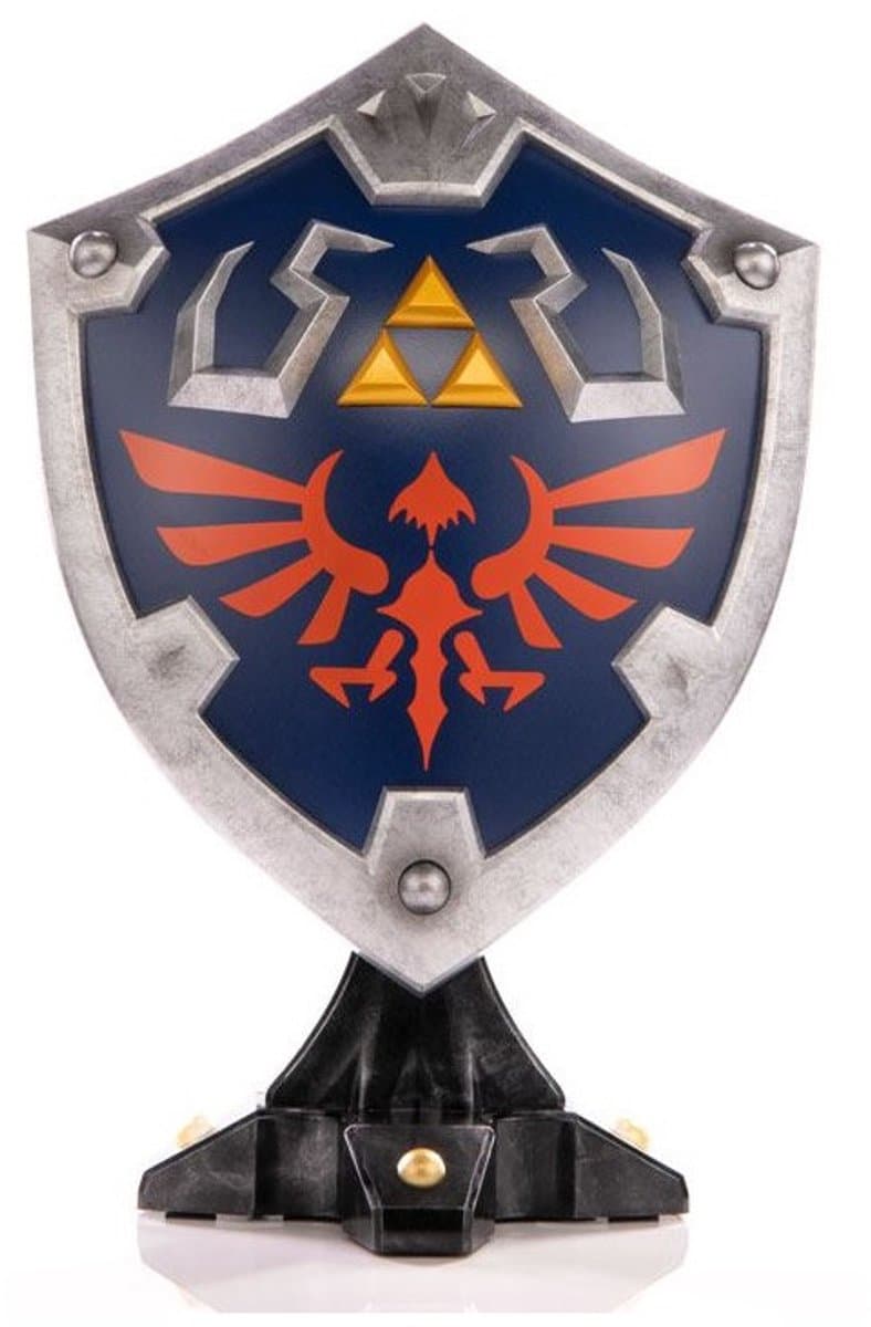 First 4 Figures - The Legend of Zelda: Breath of the Wild - Hylisch Schild Standbeeld Editie Standaard 29cm - Afbeelding 1