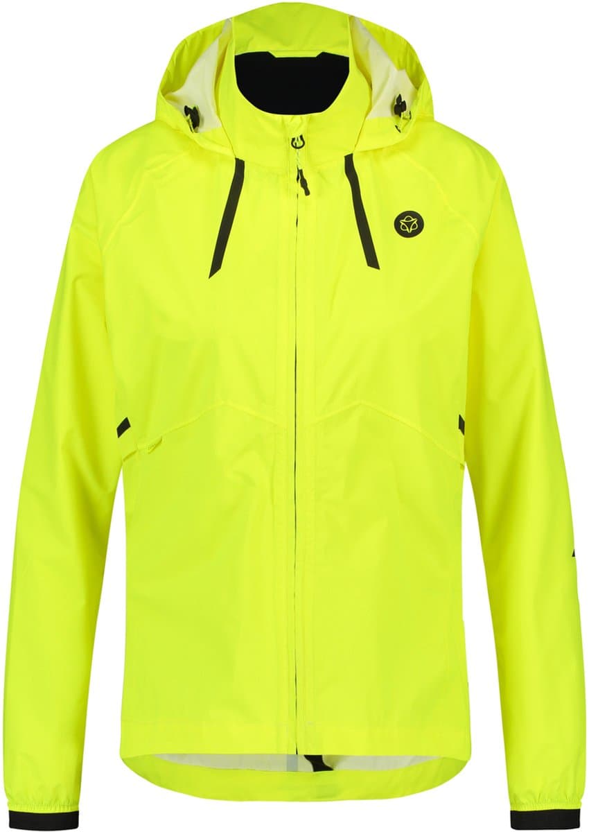 AGU Commuter Compact - Regenjas - Dames - Waterdicht - Hi-vis Geel - Ademend Poray 10.000 - Gerecycled Polyester - S - Afbeelding 1