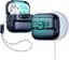 AirPods Hoesje - Oplaadhoes Beschermer - Veilig Opbergen - Magnetisch Slot - 5.25 cm - Marineblauw