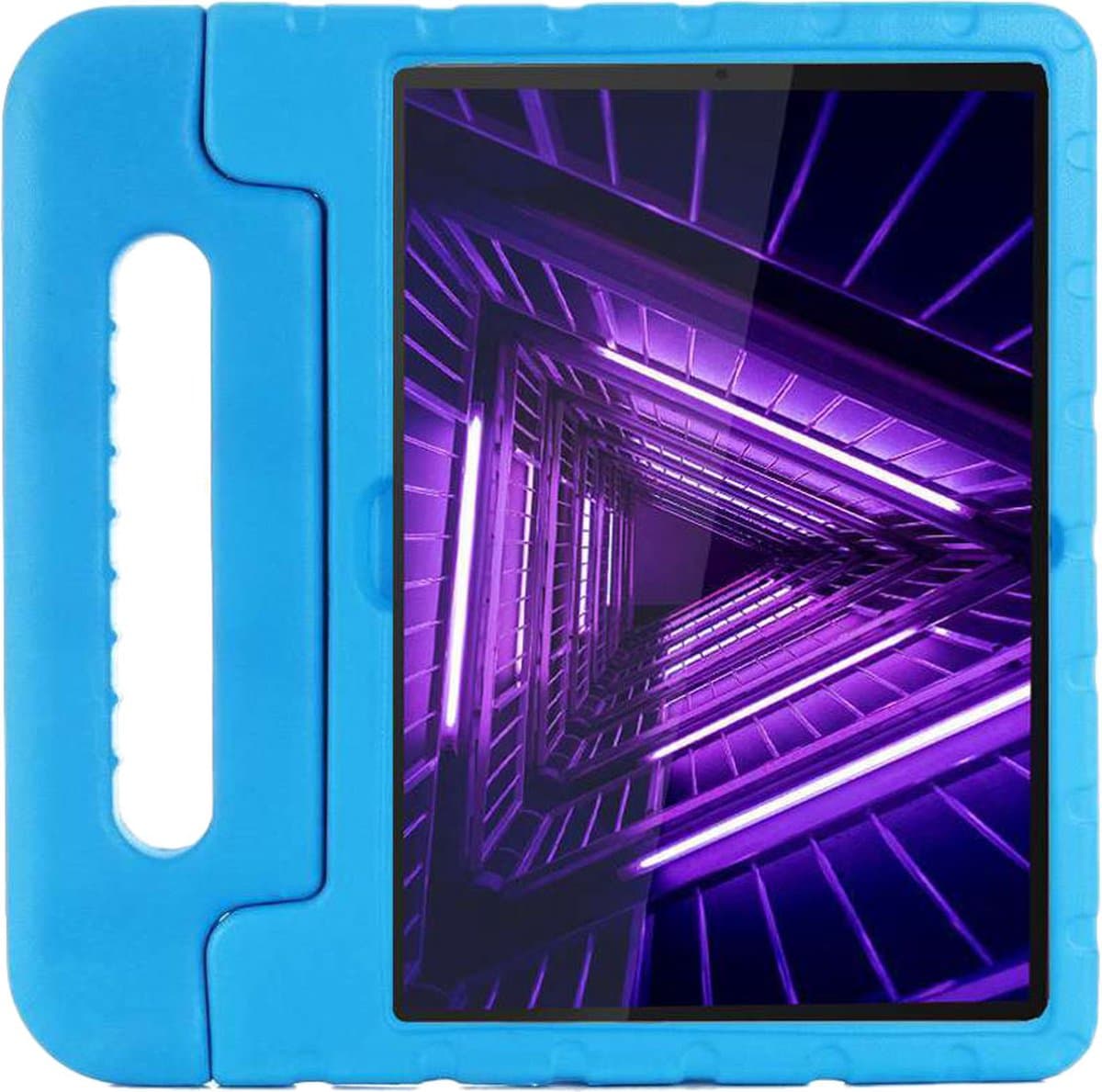 Lenovo Tab M10 HD (2e gen) Kinder Tablet Hoes hoesje - Just in Case - Effen Blauw - EVA-foam - Afbeelding 1