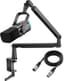FIFINE TAM8 XLR - USB / XLR Studio microfoon - Flexibele Arm ( BM88 ) - Met kabelgoot - Geschikt voor PC/PS4/PS5 - RGB - Podcast - Gaming - Streaming - Zwart