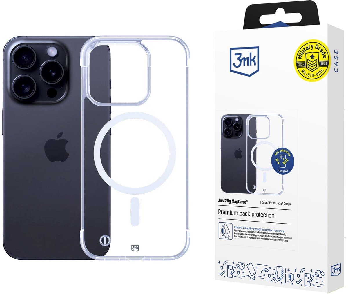 Apple iPhone 16 Pro - 3mk Just20g MagCase - Afbeelding 1