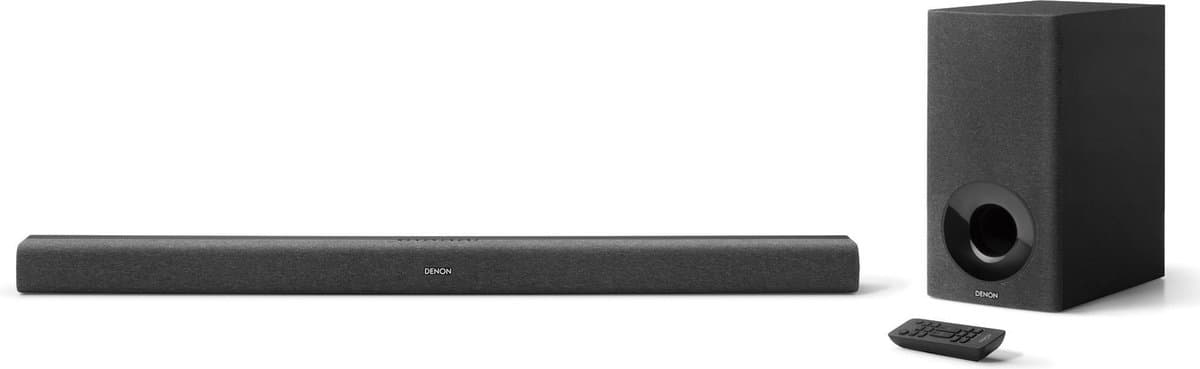 Denon - DHT-S416 - Soundbar met Chromecast, Draadloze Subwoofer, HDMI/ARC, Bluetooth en Dolby Digital - Zwart - Afbeelding 1