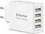USB Oplade 25W, 4 Poorten Oplader USB Opladeradapter USB Oplader voor iPhone 17/16/15/14/13/12/SE/X/XS/XR/8/7/6, iPad, Samsung Galaxy S25/S24/S23/S22/S21, Xiaomi, Huawei