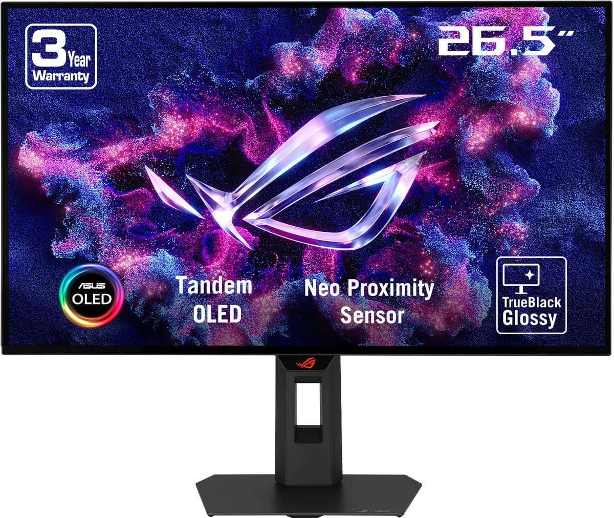 ASUS ROG Strix OLED XG27AQWMG - QHD Tandem W-OLED Gaming Monitor - 280 Hz - G-Sync Compatible - 27 Inch - Afbeelding 1