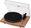 Pro-Ject Debut E Carbon Phono Platenspeler – Voorversterkt – Carbon Toonarm – HiFi LP Speler – 33/45/78 RPM – Walnoot