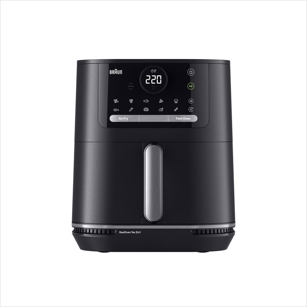 Braun MultiFry 5 Airfryer 2in1 - HF5050 - 6L - tot 6 personen - Vaatwasbestendige Lade - RealOven Tec - Afbeelding 1