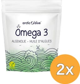 2x Arctic Blue Omega 3 Algenolie DHA (60 capsules)