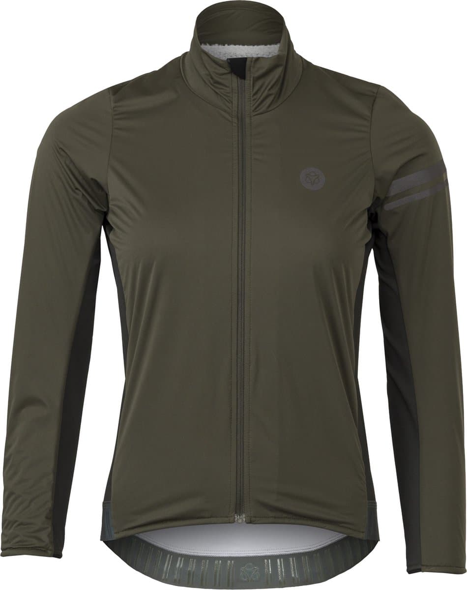 AGU Polartec Alpha - Winterjas Dames - Fietsjack - Wielrenjack - Winddicht - Waterafstotend - Groen - M - Afbeelding 1