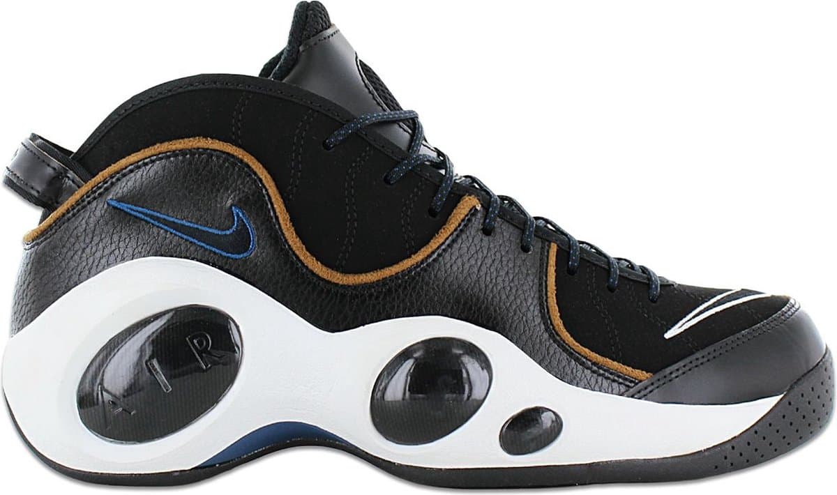Nike Nike Air Zoom Flight 95 - Heren Basketbalschoenen Sneakers Schoenen Zwart DV6994-001 - Afbeelding 1