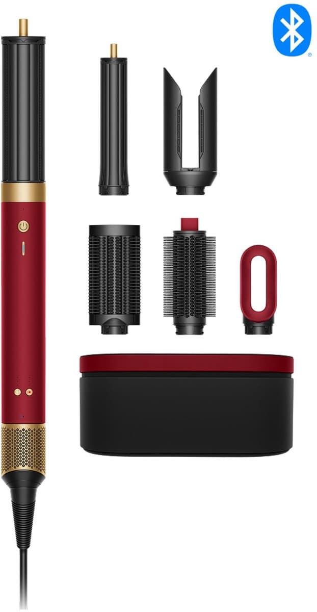 Dyson Airwrap Co-anda2x Straight+Wavy - Multistyler - Föhnborstel - Krulborstel - Red Velvet/Goud - Afbeelding 1