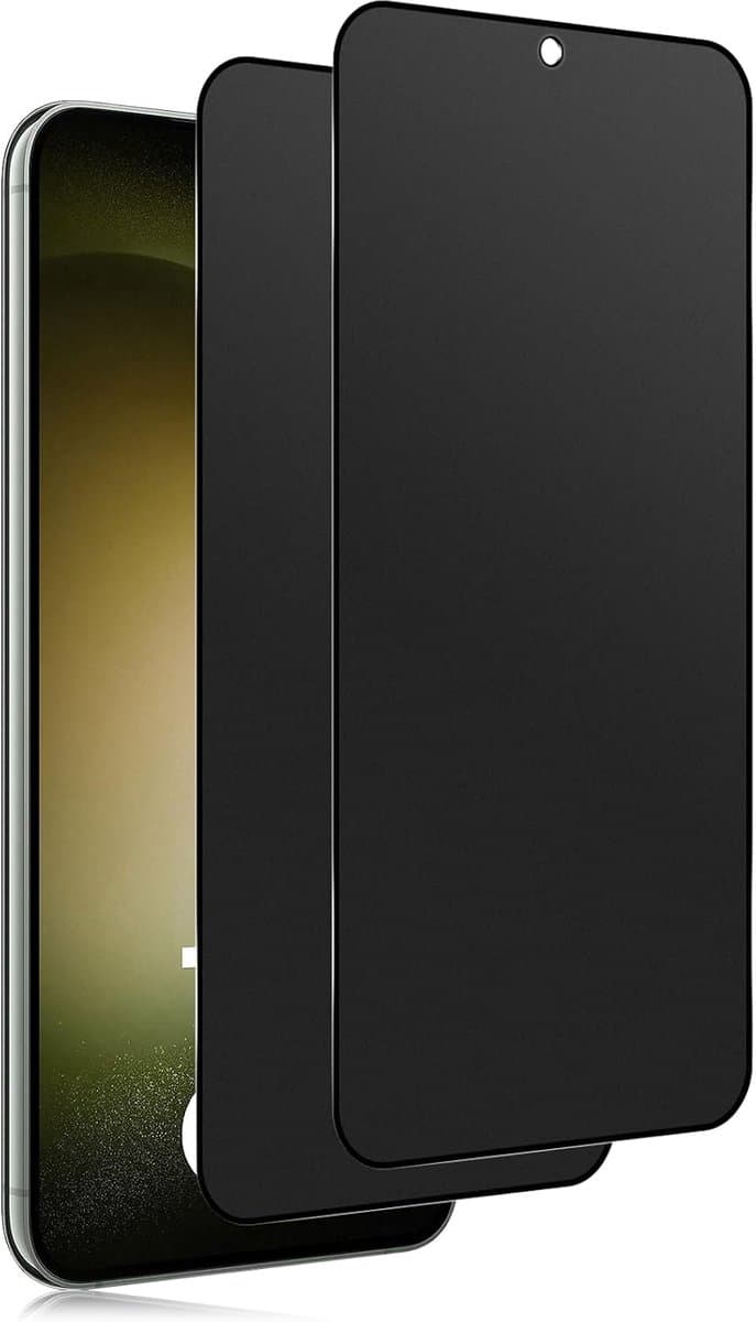 Displaybeschermfolie voor Samsung Galaxy S23+ 5G / S23 Plus 5G, mat, gehard glas, anti-spion, 9H, volledige afdekking, anti-spy, anti-verblinding, 2 stuks - Afbeelding 1