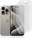 3 stuks hydrogel matte displaybeschermfolie voor iPhone 15 Pro, anti-kras ontspiegelde TPU-beschermfolie, anti-vingerafdruk, zeer gevoelige hydrogelfolie