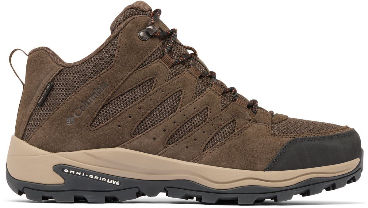 Columbia REDMOND™ IV MID WATERPROOF Heren Wandelschoenen - Cordovan, Tangy Orange - Afbeelding 1