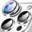 Dailygoods- Lensbeschermer HD Glas - Aluminium Frame - Camerabescherming - Compatibel met iPhone 16 Pro/16 Pro Max - Schokbestendig - Krasbestendig - Camera Lens Cover