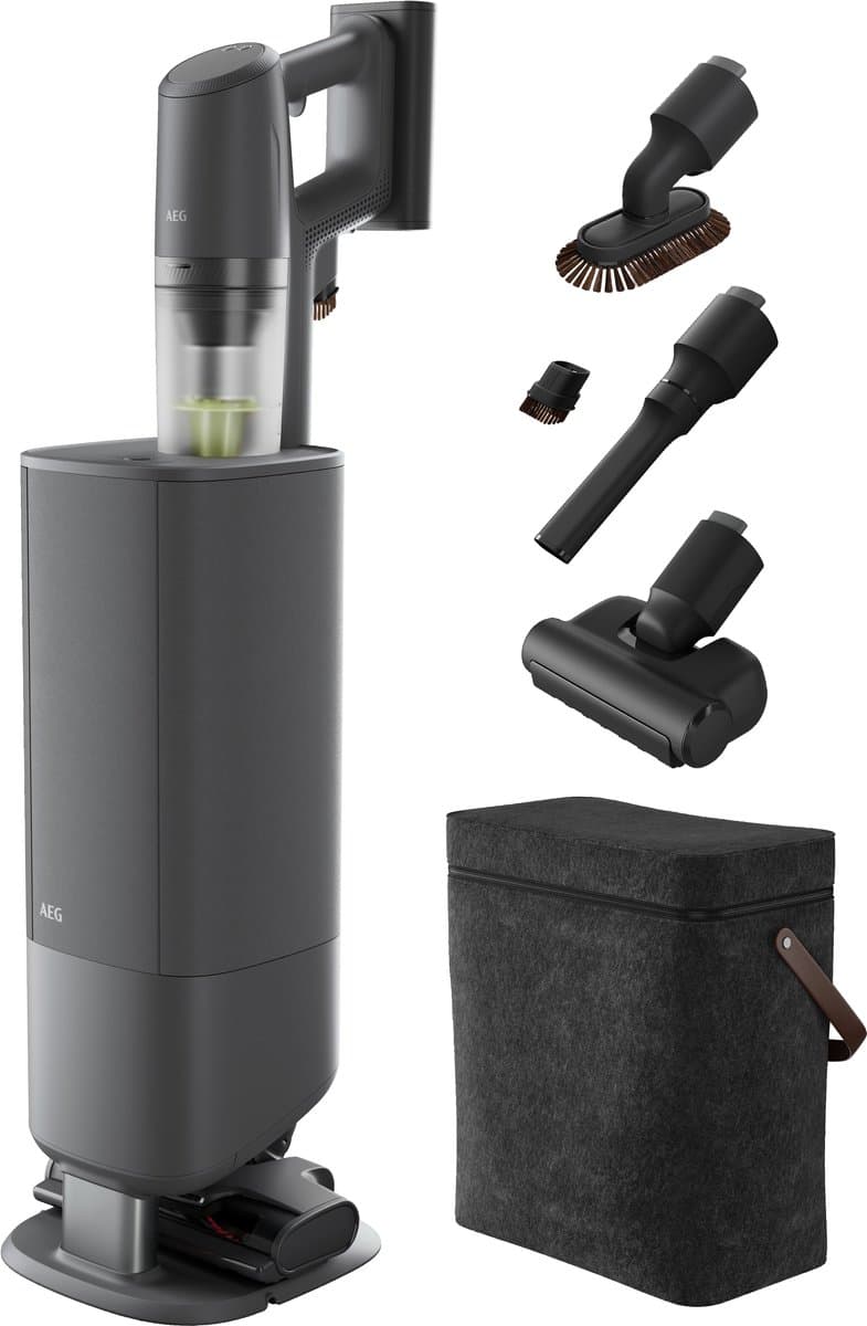 AEG AP83AB25DG Animal 8000 - Steelstofzuiger - Automatisch leegstation - 4 mondstukken - Afbeelding 1