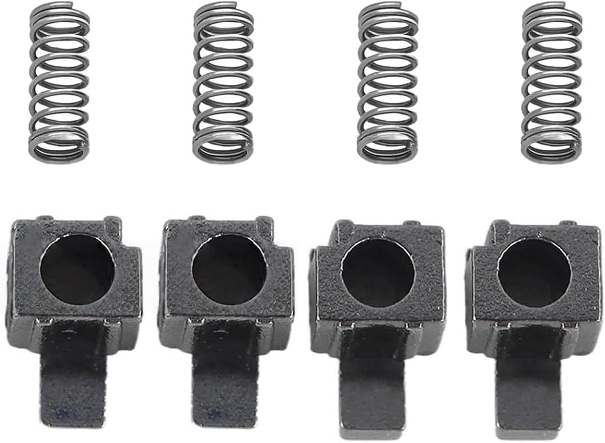2 stuks metalen slotgespen met veervergrendeling voor Nintendo Switch Joy-Con controller, compatibel met NS, Switch Lite en OLED, stabiele schuifregelaar-vervanging, veilige sluiting voor - Afbeelding 1