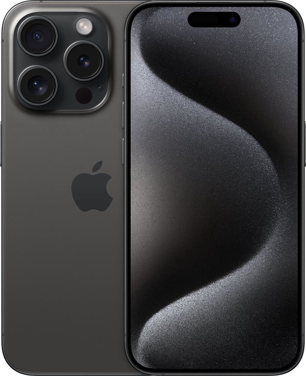 Apple iPhone 15 Pro - 1TB - Zwart Titanium - Afbeelding 1