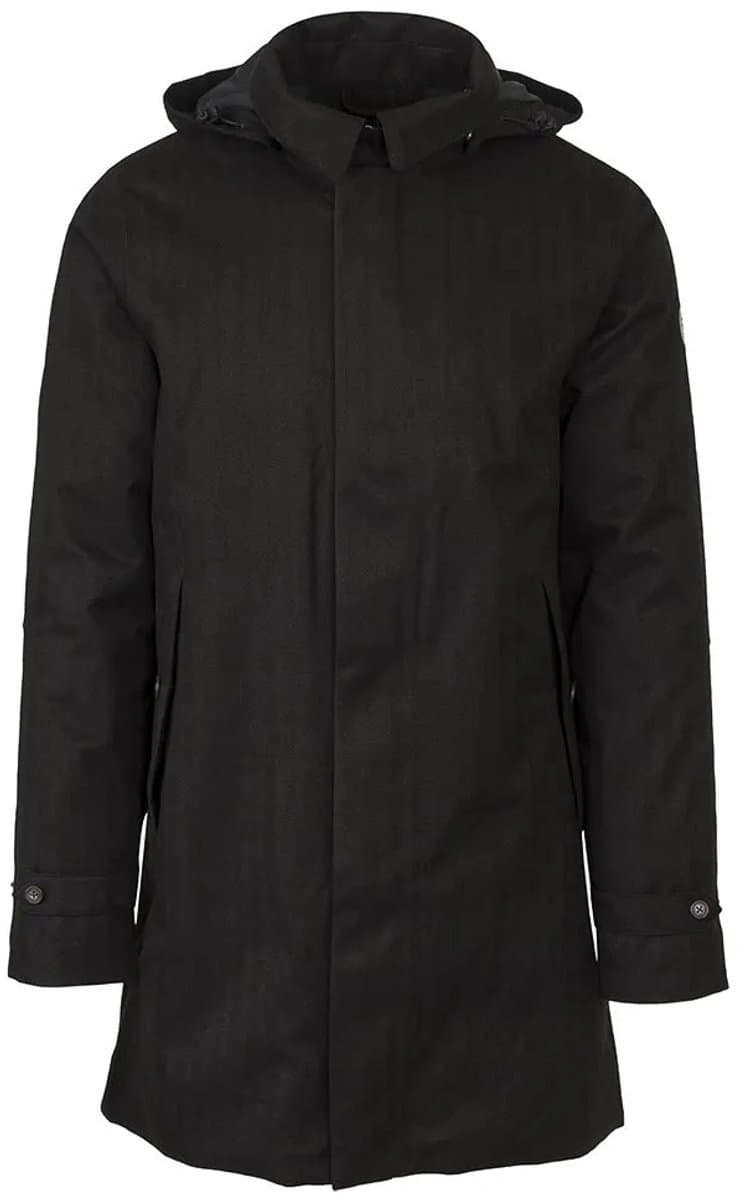 AGU Winter Mac - Regenjas Heren - Winterjas - 100% Waterdicht en Winddicht - Afneembare capuchon - Gerecycled polyester - Getapede naden - Zwart - XL - Afbeelding 1