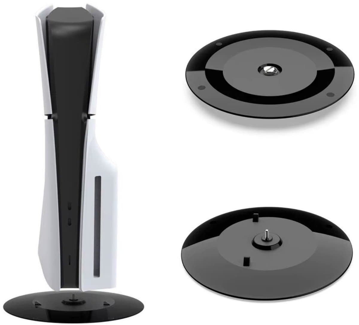 EtuiTab DOBE TP5-3573 - Verticale Stand - Ultra Dun - Zwart - PlayStation 5 Slim - Afbeelding 1
