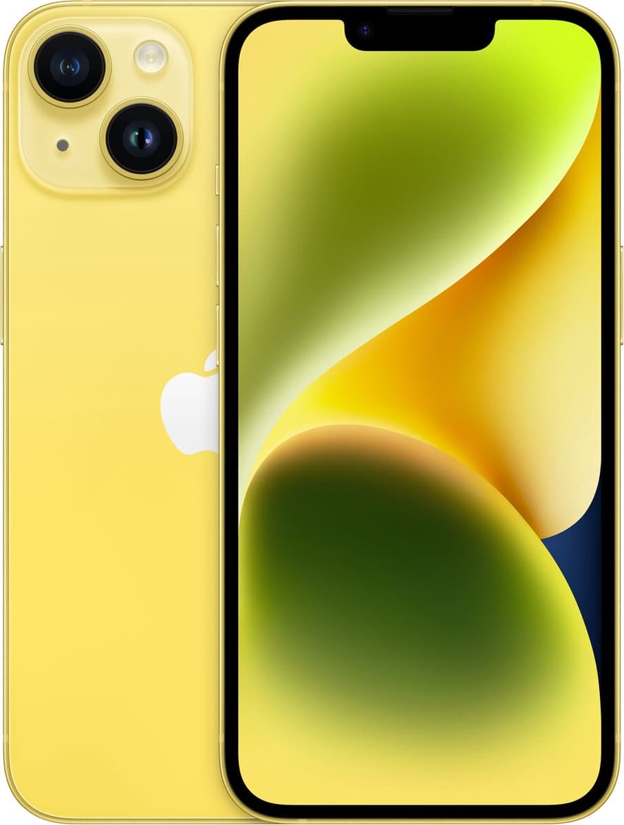 Apple iPhone 14 - 256GB - Geel - Afbeelding 1
