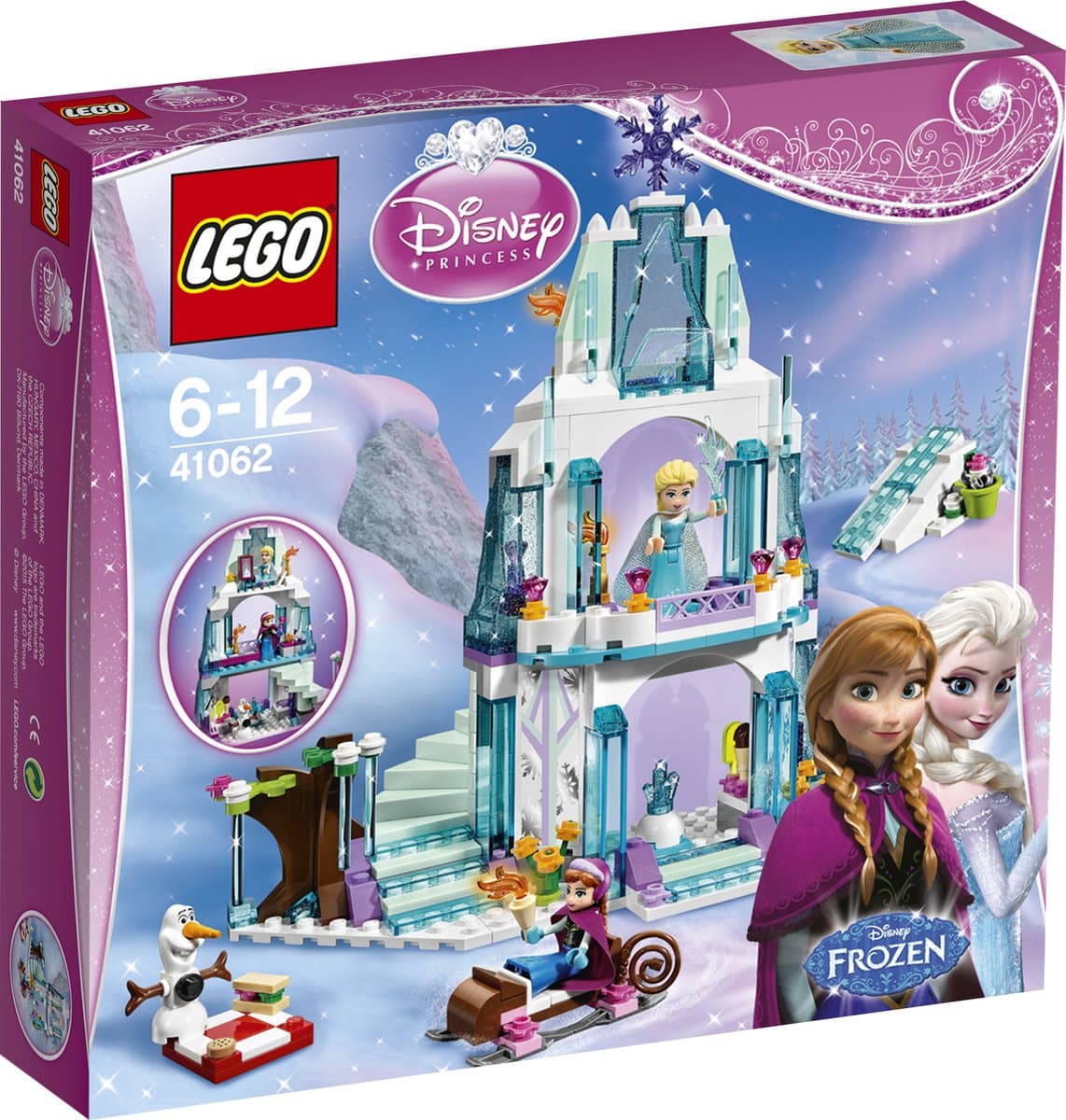 LEGO Disney Frozen Elsa's fonkelende ijskasteel 41062 - Afbeelding 1