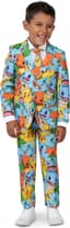 OppoSuits BOYS POKÉMON™ - Jongens Pak - Carnavalskleding - Nintendo Game Pikachu Bulbasaur Squirtle Charmander Outfit - Meerkleurig - Maat EU 98/104