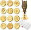 12 Pcs Wax Seal Stamp, Thickened Seal Stamp, Seal Stamp, Personalized Wax Stamp Set with Removable Owl Handle and - ShopVlot