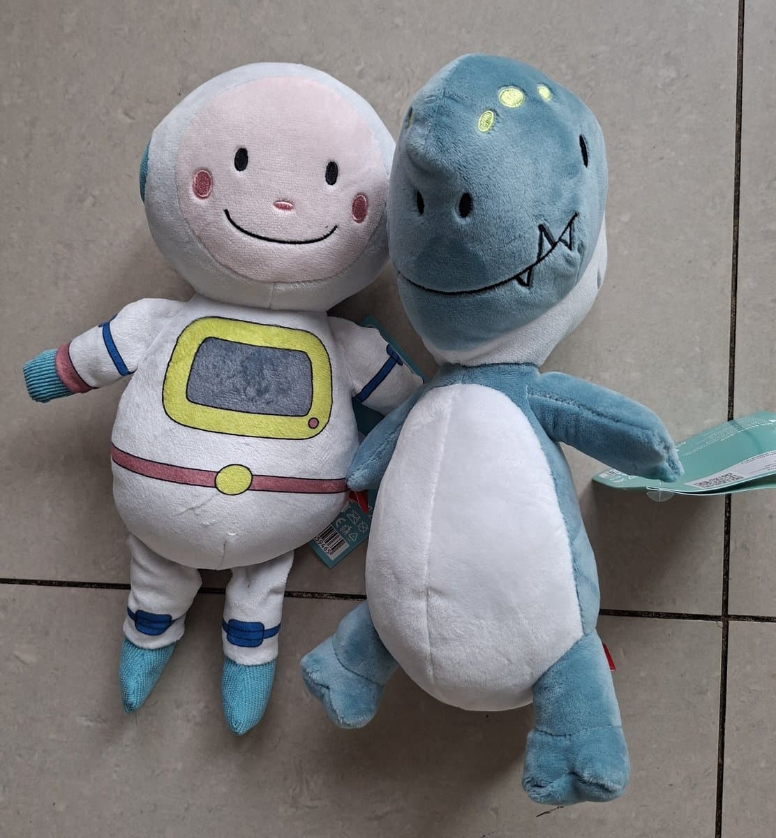 Playtive Knuffelset / 2 Stuks / Fall Guys / Zachte Game Personages voor Kinderen en Fans - Afbeelding 1