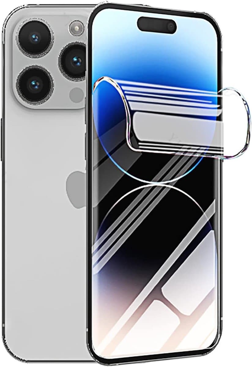 2 stuks Hydrogel Film Screen Protector voor iPhone 14 Pro (6,1 inch), zachte TPU beschermende hydrogel film [Clear HD] (niet gehard glas) - Afbeelding 1