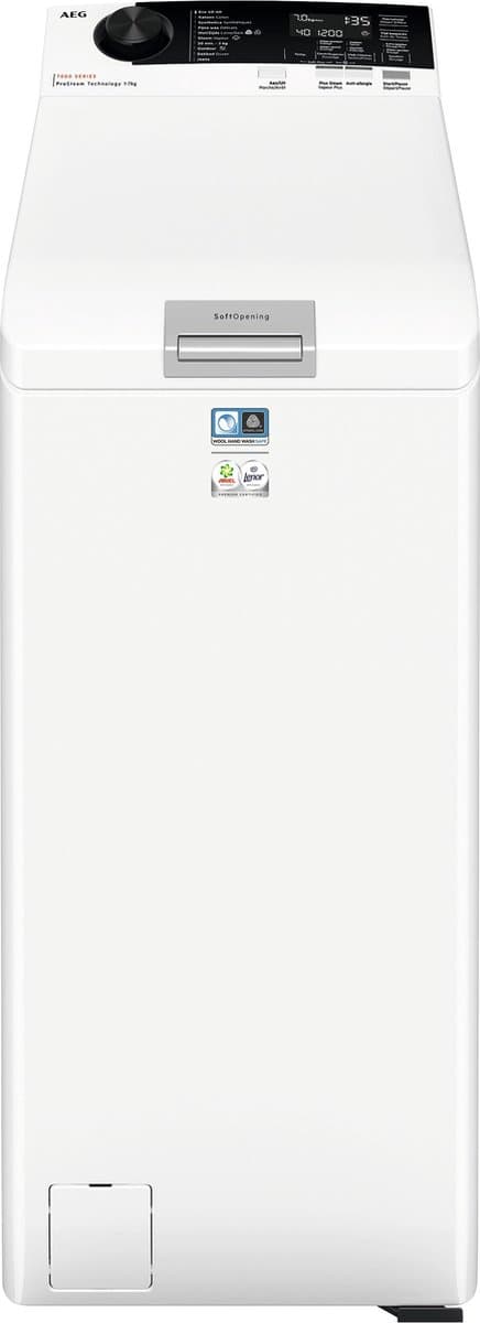 AEG LTR7STEAM 7000 serie ProSteam - Wasmachine bovenlader - Energielabel A - 1300 toeren - 7 kg - Afbeelding 1