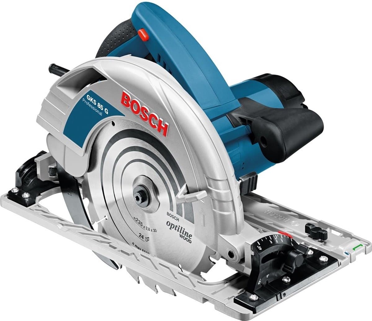 Bosch Professional GKS 85 G Cirkelzaag 235mm + FSN 1400 2200W in L-Boxx - 0615990M92 - Afbeelding 1