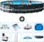 Intex Rond Ultra XTR Frame Zwembad - 610 x 122 cm - Inclusief Pomp - Ladder - Grondzeil - Afdekzeil Onderhoudspakket - Glasparels - Stofzuiger - Voetenbad