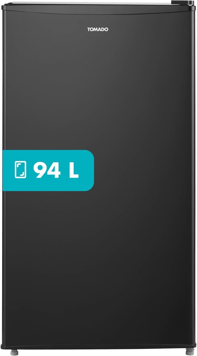 Tomado TLT4702B - Tafelmodel koelkast - 94 liter - 3 draagplateau's - Energielabel D - Zwart - Afbeelding 1